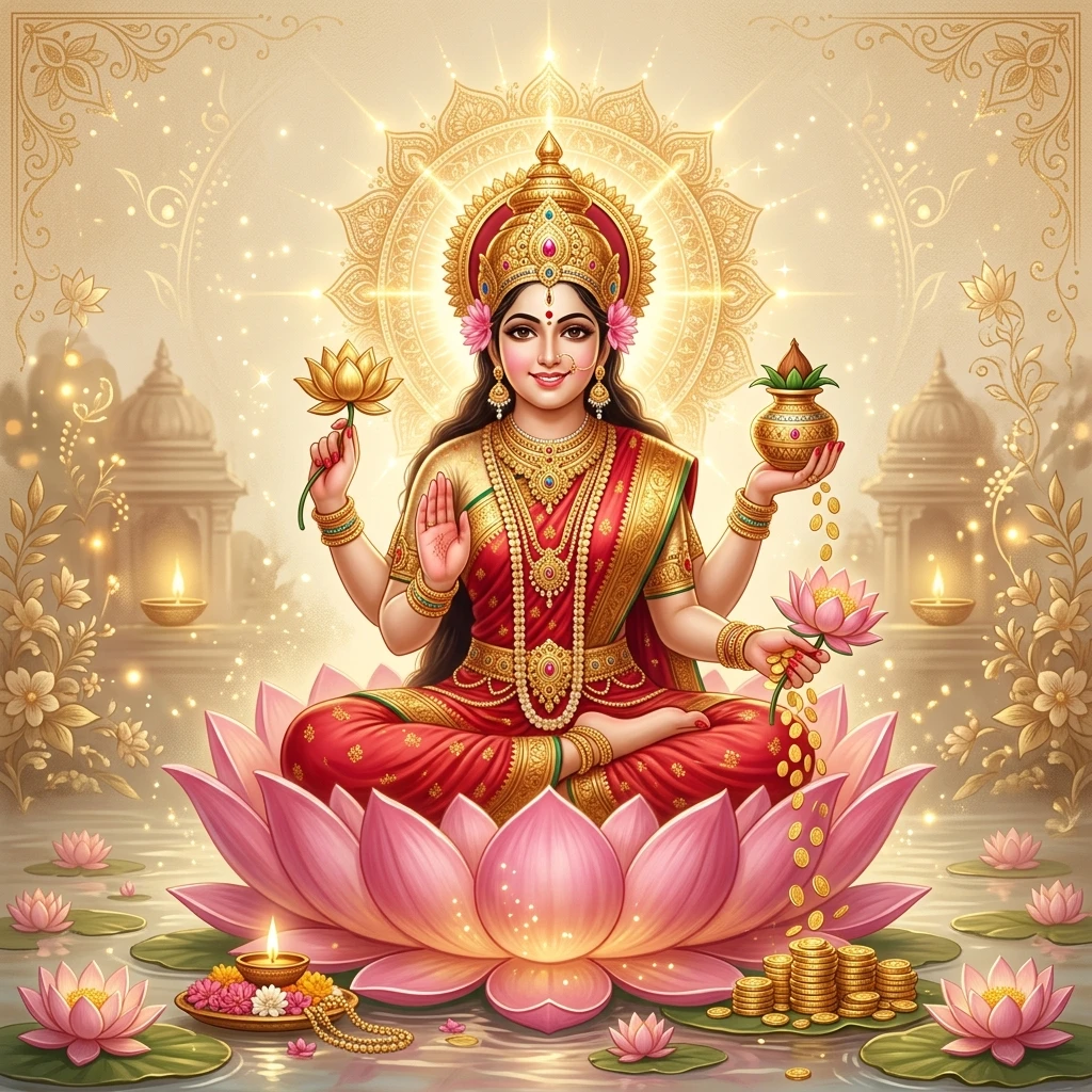 Maa Lakshmi Divine Photo